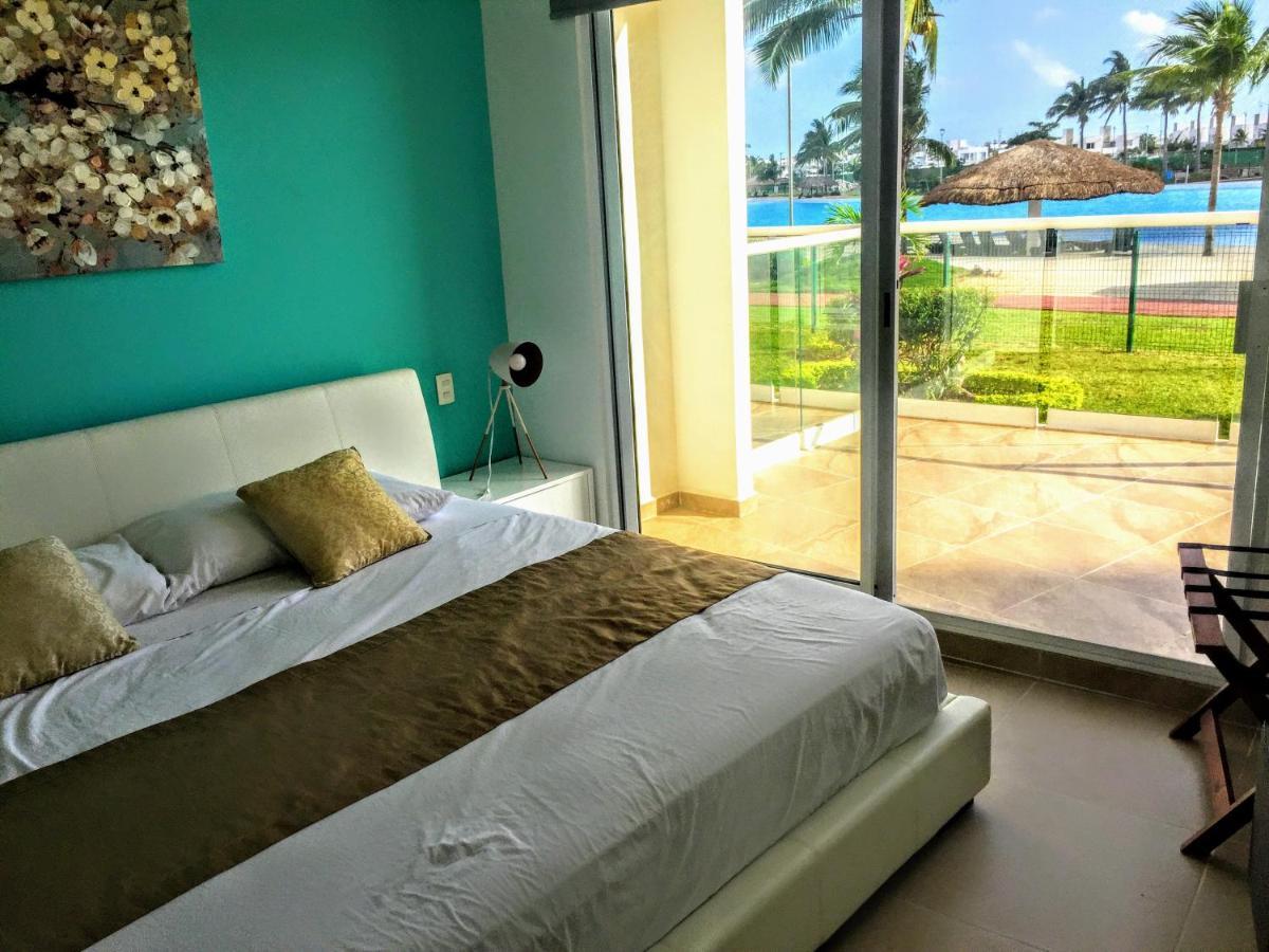 Escape Al Caribe Con Vista Impresionante En Pilarita's Dream Lagoons Apartment *